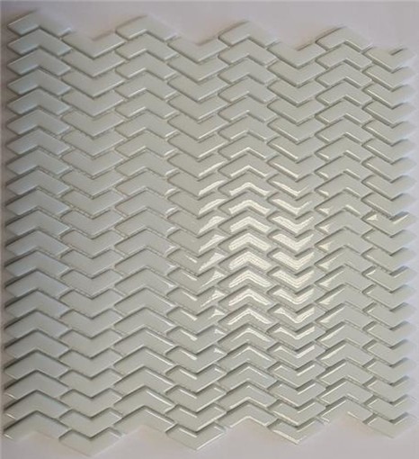 Mozaika Dekoracyjna 098054 Enamel Angle White Brillo 29,0x29,5