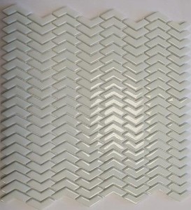 Mozaika Dekoracyjna 098055 Enamel Angle White Mix Soft/Brillo 29,0x29,5