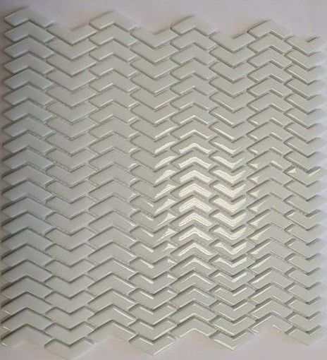 Mozaika Dekoracyjna 098055 Enamel Angle White Mix Soft/Brillo 29,0x29,5
