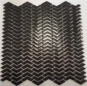 Mozaika Dekoracyjna 098057 Enamel Angle Negro Mix Soft 29,0x29,5 