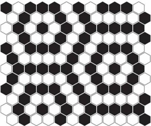 Dunin Mini Hexagon B&W Nano 26x30 mozaika heksagonalna