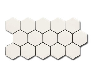 Realonda Hex Snow 26,5x51 płytka gresowa