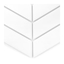 Dunin Royal Chevron White Matt 31,8x22,4