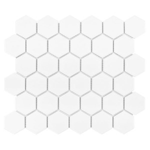 Dunin Hexagon White Matt 51 28,2x27,1 mozaika biała matowa