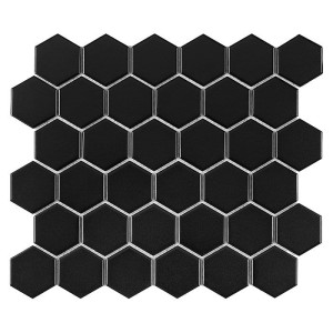 Dunin Hexagon Black Matt 51 28,2x27,1 mozaika matowa