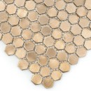 Dunin Metallic Allumi Gold Hexagon 14 30x30