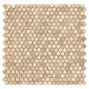 Dunin Metallic Allumi Gold Hexagon 14 30x30