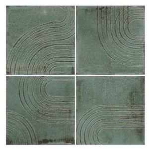 WOW Enso Wabi Green 12,5x12,5 120845 płytka ścienna dekor