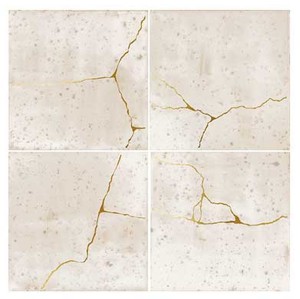 WOW Enso Kintsugi Ivory 12,5x12,5 120847 płytka ścienna dekor
