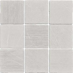 WOW Gea Carved Grey 12x12 120290 płytka ścienna dekoracyjna