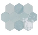 WOW Zellige Hexa Aqua 10,8x12,4