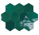 WOW Zellige Hexa Emerald 10,8x12,4