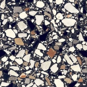 Delconca Frammenti FR8 Nero Macro 20x20 płytka gresowa lastryko