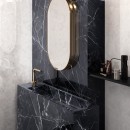 Emil Ceramica Tele Di Marmo Revolution Calacatta Black Nat. Rett. 30x60