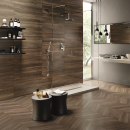 Emil Ceramica Sleek Wood Nut Chevron Nat. 11x54