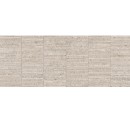 Płytka ścienna imitująca kamień, w kolorze beżowym, strukturalna, matowa powierzchnia Porcelanosa Stripe Berna Caliza 45x120 100245235