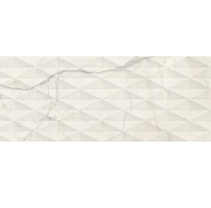 Marazzi Allmarble Statuario Struttura Pave 3d  Lux 40x120 M73S płytka ścienna     