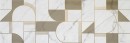 Marazzi Allmarble Altissimo Golden White Satin Decoro Club 40x120 M8T5