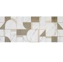 Marazzi Allmarble Altissimo Golden White Satin Decoro Club 40x120 M8T5