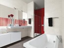 Marazzi Cloud Struttura 3d Breeze Ruby 20x50 MQF6