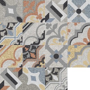 Marazzi D_Segni Scaglie Decoro Mix 20x20 M1LJ płytka gresowa lastryko patchwork mix    