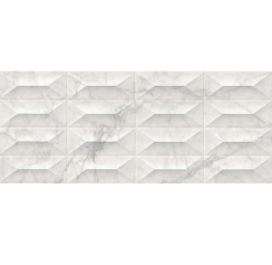 Marazzi Marbleplay Statuarietto Struttura Gem 3D 30x90 M4PD płytka ścienna        