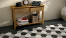 Equipe Hexatile Negro Mate 17,5x20 płytka podłogowa