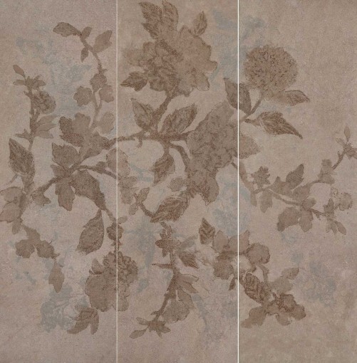 Marazzi Stone_Art Dec. Bloom Moka 120x120 M08X