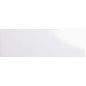 Ribesalbes Ceramica Blanco Brillo Liso 7,5x30 płytka ścienna prosta cegiełka