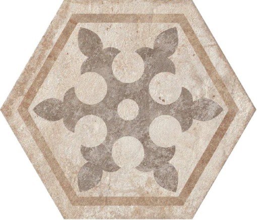Fioranese Heritage Exagona Deco Texture_1 34,5x40 HET1EX