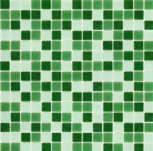 Dunin QMX Green 32,7x32,7 mozaika szklana