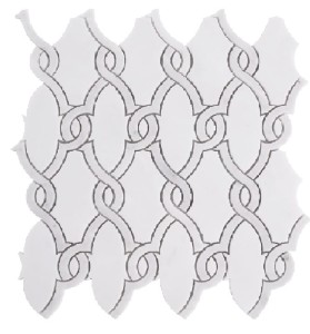 Dunin Manorial Carrara White Herald 27,5x30 mozaika kamienna 