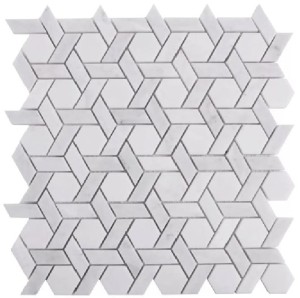 Dunin Manorial Carrara White Armor 30x29 mozaika kamienna   