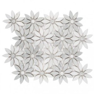 Dunin Manorial Carrara White Bloom 30x29 mozaika kamienna    