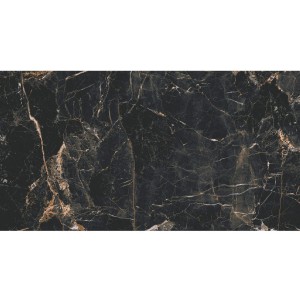 Marquina Gold POLER 59,7x119,7 płytka gresowa imitująca czarny marmur