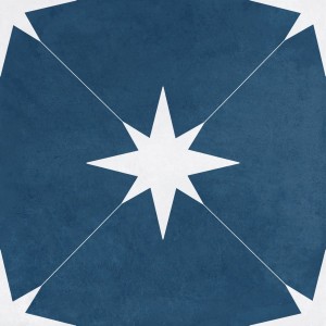 Geotiles Ponent Blue 22,3x22,3 płytka gresowa patchwork