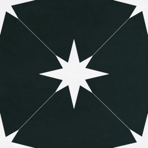 Geotiles Ponent Black 22,3x22,3 płytka gresowa patchwork