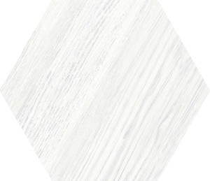 ITT Hexa Irati White Matt 23x27 płytka heksagonalna drewnopodobna