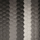Decus Heksagon Piramidal Negro Mate 17x15