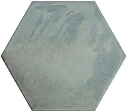 Cifre Moon Hexagon Green Brillo 16x18