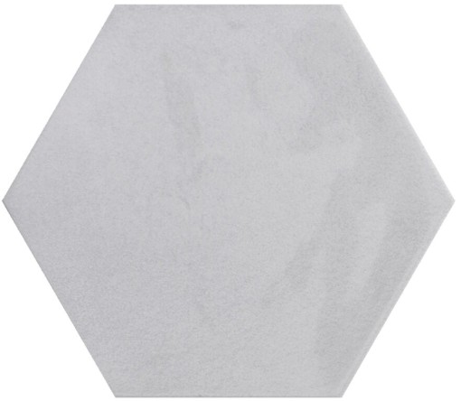 Cifre Moon Hexagon White Brillo 16x18