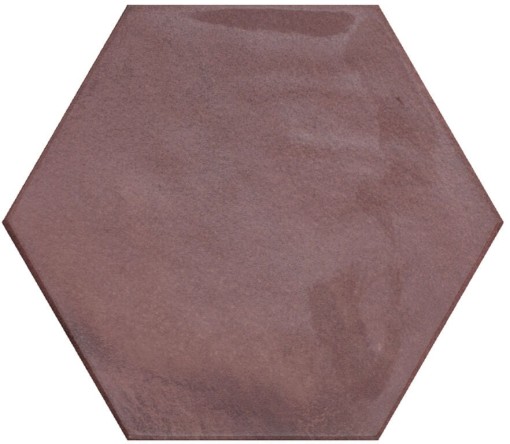 Cifre Moon Hexagon Garnet Brillo 16x18