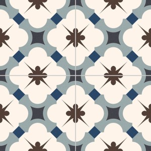 Gayafores Grace Blue 33,15x33,15 płytka podłogowa patchwork