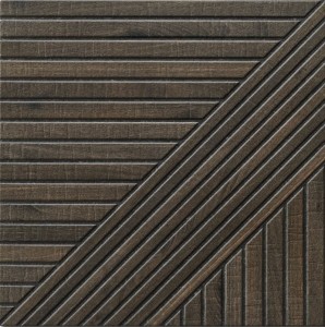 Realonda Tangram Wood Walnut 44x44 płytki drewnopodobne gresowe