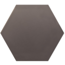 Decus Hexagon  Liso Grafito Mate 17x15