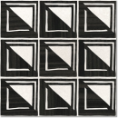 Equipe Caprice Deco Patchwork BW 20x20