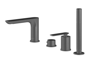 Kohlman EXPERIENCE GRAY QB244EG bateria wannowa 4-otworowa szara