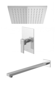 Kohlman EXCELENT QW220HQ35 zestaw prysznicowy z deszczownicą Q35 chrom