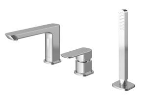 Kohlman FOXAL QB241F bateria wannowa 3 - otworowa chrom