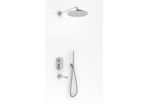 Kohlman FOXAL QW211FR20 zestaw prysznicowy z deszczownicą R20 chrom